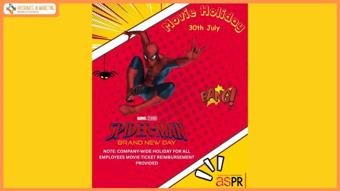 ASPR Communications Announces Holiday and Movie Ticket Reimbursement for Employees on July 30th