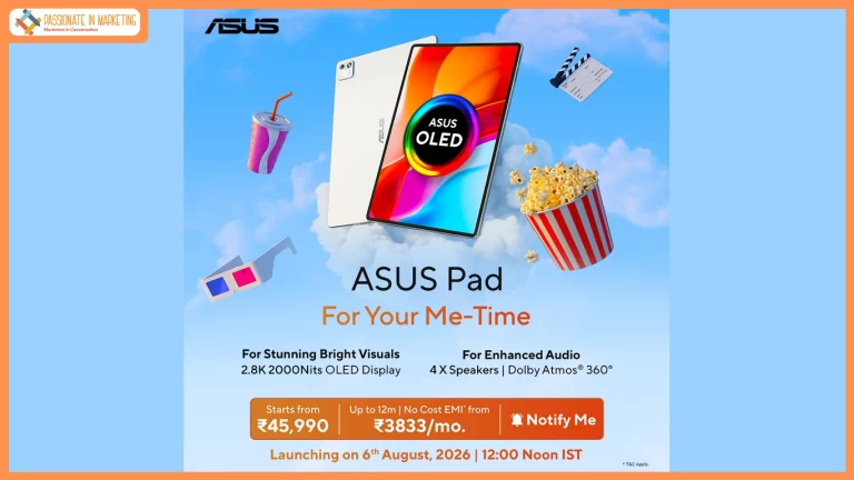 ASUS Announces India Pricing for the ASUS Pad, Segment-First Premium OLED Tablet Starting at INR 45,990