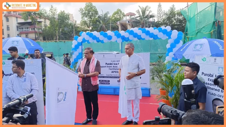 Assam CM flags off Purabi Dairy’s first export consignment of 5,627 litres of ice cream to Bhutan facilitated by APEDA