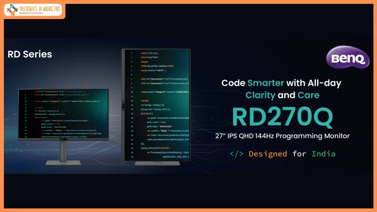 BenQ Introduces RD270Q: A Programming Monitor Purpose-Built for India’s Developers