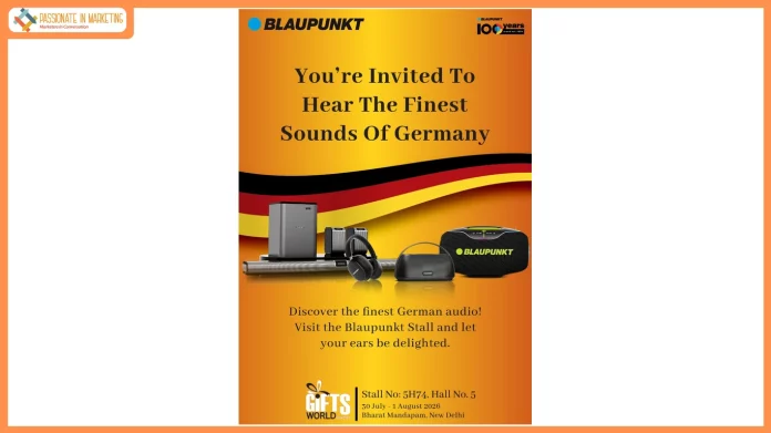 Blaupunkt Showcases 100 Years of German Audio Excellence at Gifts World Expo 2026