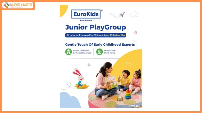 EuroKids Launches Junior PlayGroup, Its New Early Learning Programme for children aged 18-24 months