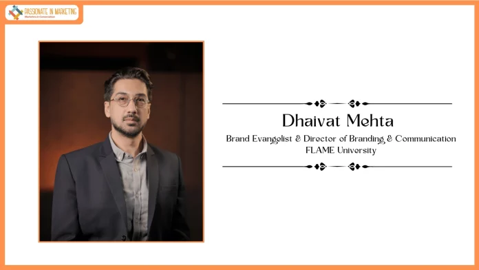 FLAME University Names Dhaivat Mehta as Brand Evangelist to Reinforce Next Phase of Growth