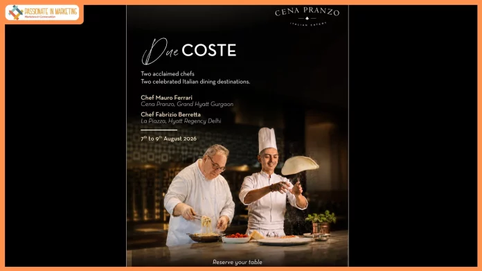 Grand Hyatt Gurgaon Presents 'Due Coste' – A Four Hands Culinary Collaboration A Celebration of Italy's Two Coasts
