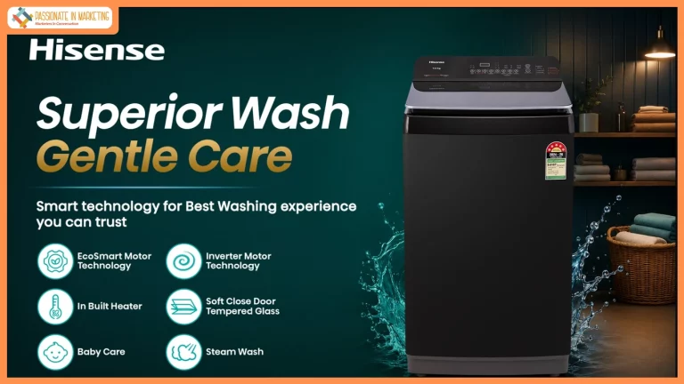 Hisense India Expands Home Appliance Portfolio, Enters Laundry Category with New Washing Machine Range