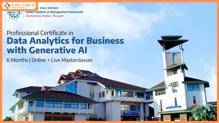 IIM Kozhikode Launches Professional Certificate in Data Analytics for Business with Generative AI