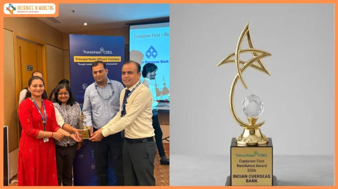 Award received from TransUnion CIBIL & Recognition from MoF GOI Category: Consumer Dispute & Grievance Redressal