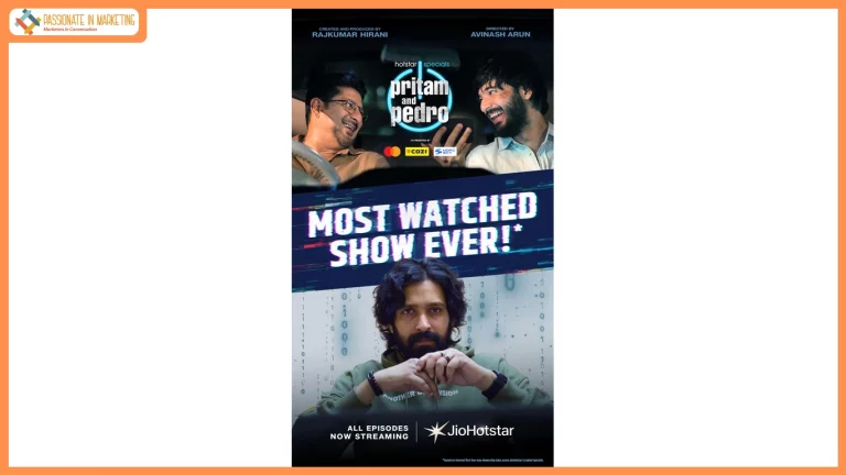 JioHotstar Strikes Gold as Pritam & Pedro Becomes Its Most-Watched Show Ever Delivers the Biggest Opening Ever for a Scripted Show and Sets Trends Across Six Languages