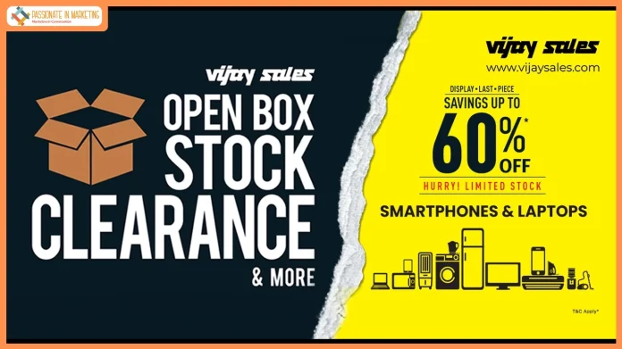 Vijay Sales Unveils Its Annual Open Box Clearance Sale with Unmissable Deals on Electronics, Appliances & Smart Gadgets Across All Retail Stores