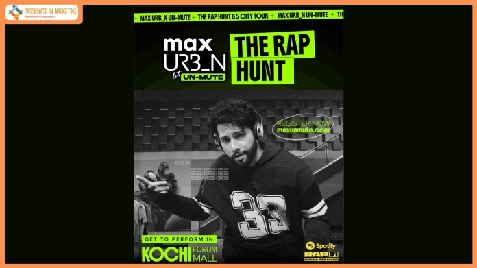 Max URB_N Kicks Off UN-MUTE 3rd Edition in Kochi This Onam with a Nationwide Rap Talent Hunt and 5-City Live Tour
