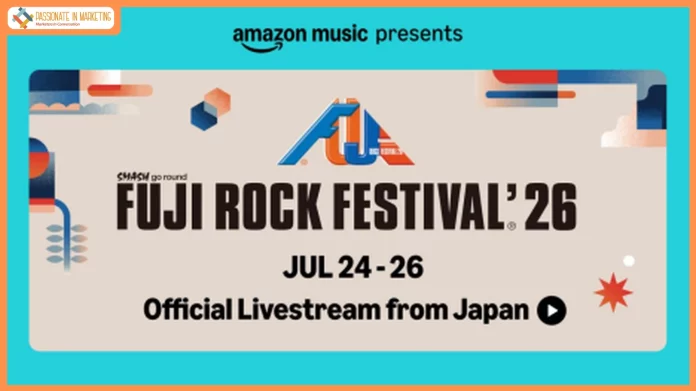 Amazon Music India to Livestream FUJI ROCK FESTIVAL ’26