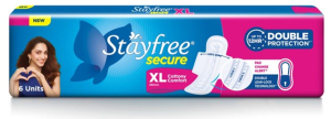 Tired of dealing with period tensions? Not anymore! Launching the Upgraded Stayfree® Secure XL with ‘Pad Change Alert’