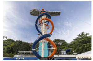 The new Skyslides by Klook at Skypark Sentosa