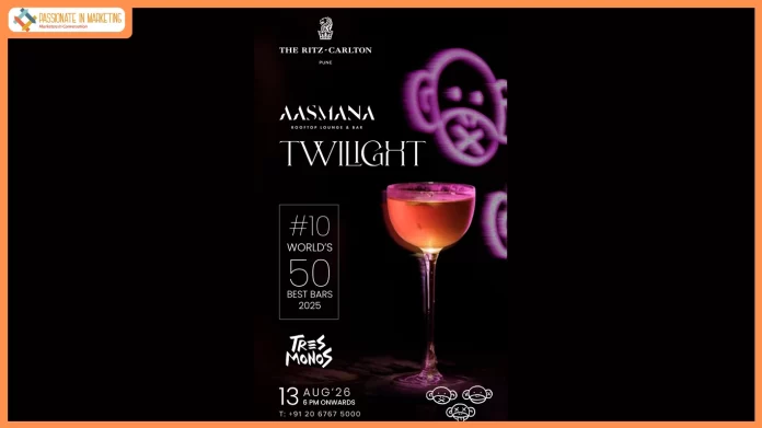 Aasmana at The Ritz-Carlton, Pune Welcomes an Exclusive Takeover by Tres Monos – Ranked No. 10 on The World's 50 Best Bars 2025