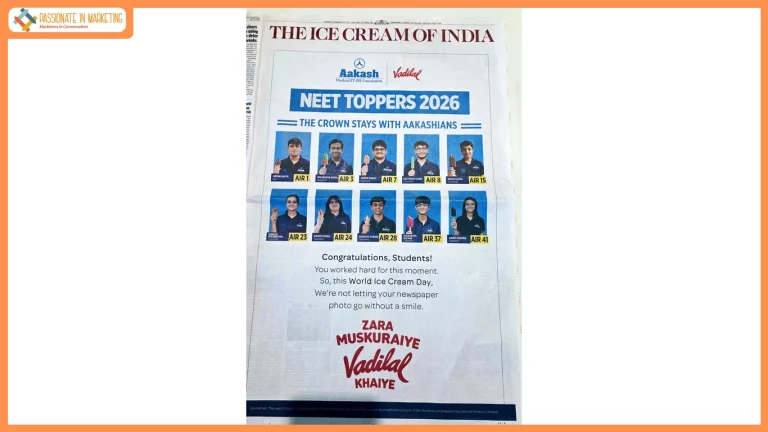 Vadilal and Aakash institute gives a Sweetest Reward for India’s Brightest Minds