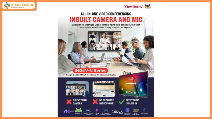ViewSonic Launches Its First ViewBoard with an Integrated 48MP AI Camera, Redefining Hybrid Collaboration for Meetings and Classrooms