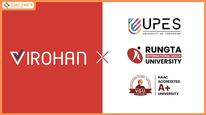 Virohan Partners with UPES, Rungta International Skills University, and Vivekananda Global University to Scale Healthcare Education across India