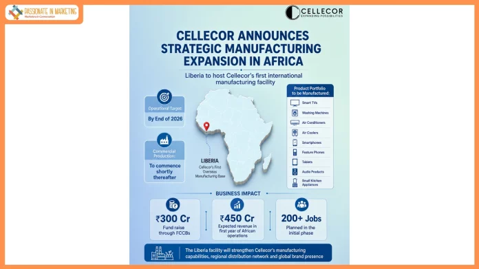 Cellecor Announces Strategic Manufacturing Expansion in Africa, Marking a Global Growth Milestone