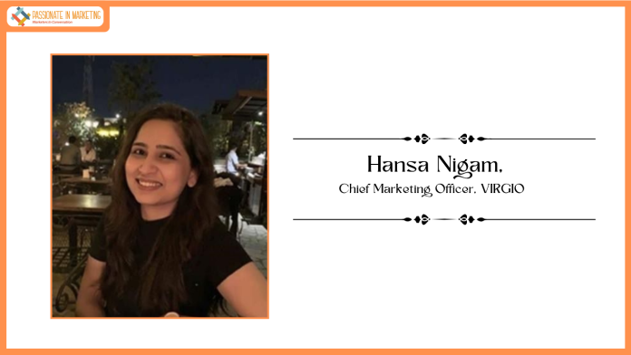 VIRGIO appoints Hansa Nigam as Chief Marketing Officer