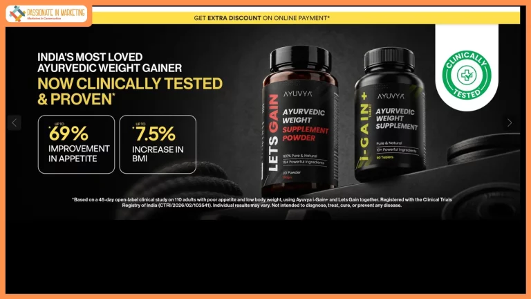 Ayuvya Reports 69% Appetite Improvement in CTRI-Registered Trial on Its i-GAIN+ & Lets Gain Weight Gain Combo