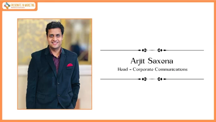 Durlabh Darshan by TechXR Ropes in Former Business Journalist Arjit Saxena as Head – Corporate Communications