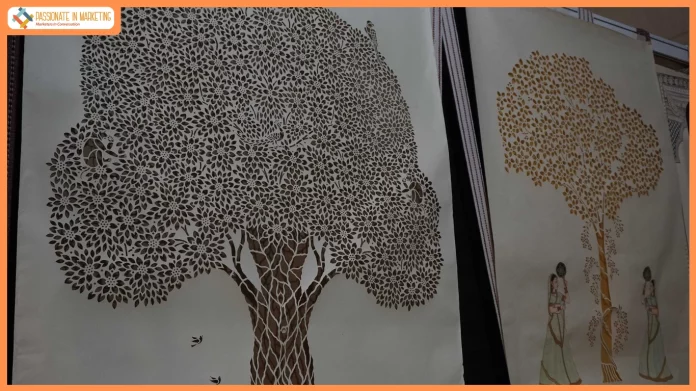 Rare Braj Paper-Cutting Art Sanjhi draws attention at Kausalyam 2026