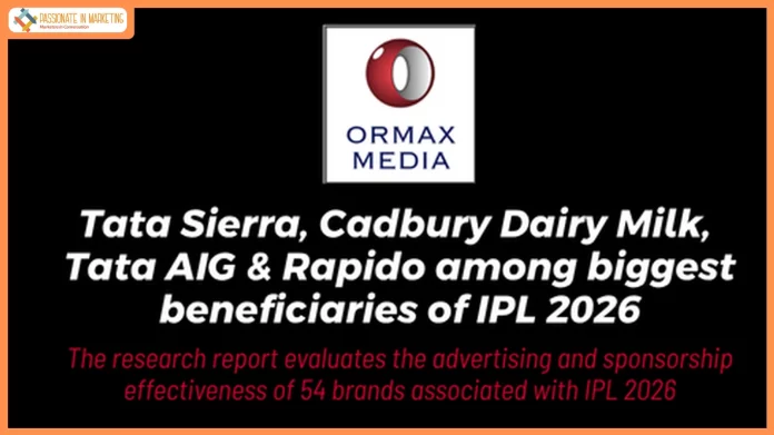 Tata Sierra, Cadbury Dairy Milk, Tata AIG & Rapido among biggest beneficiaries of IPL 2026: Ormax Trac20