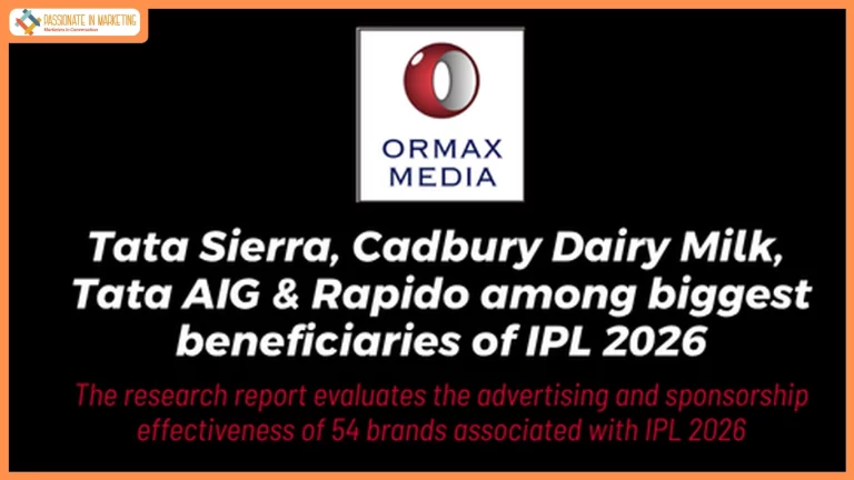 Tata Sierra, Cadbury Dairy Milk, Tata AIG & Rapido among biggest beneficiaries of IPL 2026: Ormax Trac20