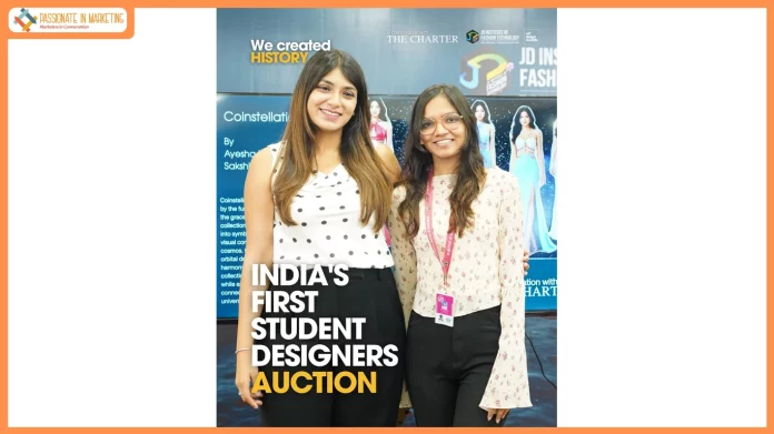 JD Institute of Fashion Technology and The Charter Launch India’s First Founder-Student Designer Auction Platform