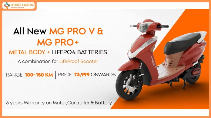 Komaki Introduces Metal-Body Electric Scooters Starting at INR 73,999 onwards with the Launch of MG Pro V and MG Pro+