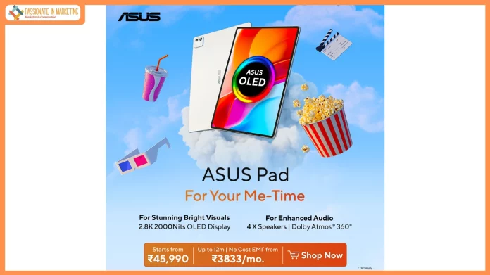 ASUS Pad Now Available in India: Segment-First Premium OLED Tablet Starting at INR 45,990
