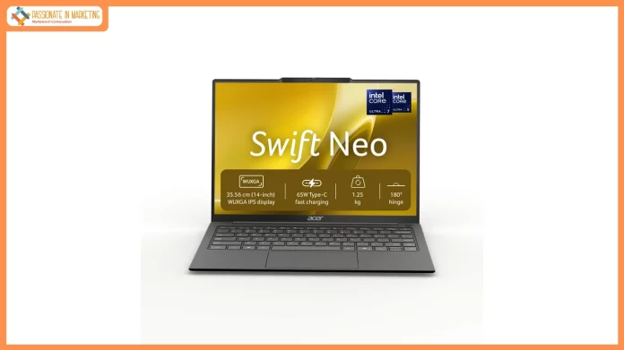 Acer India Unveils New Swift Neo AI Laptop Powered by Intel Core Ultra Processors, Delivering Performance, Portability, and Intelligent Computing