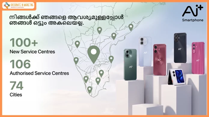 Ai+ Smartphone is planning to expand with 100+ New Service Centres in South India, Strengthens Regional Growth Footprint