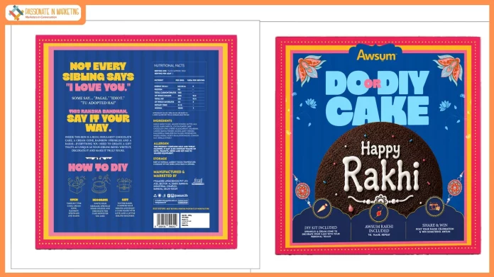 Awsum launches Rakhi Special DO or DIY Cake: Which you decorate, write on—and roast your sibling with