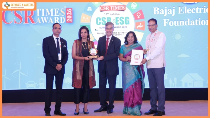 Bajaj Electricals Foundation's 'Flame of Change' Improved Cookstove Project Wins CSR Times Award