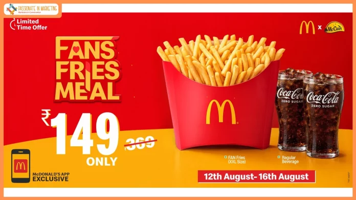 Calling All Fries Paglu! McDonald’s India- North and East Introduces the Fans Fries Meal for Fries Lovers