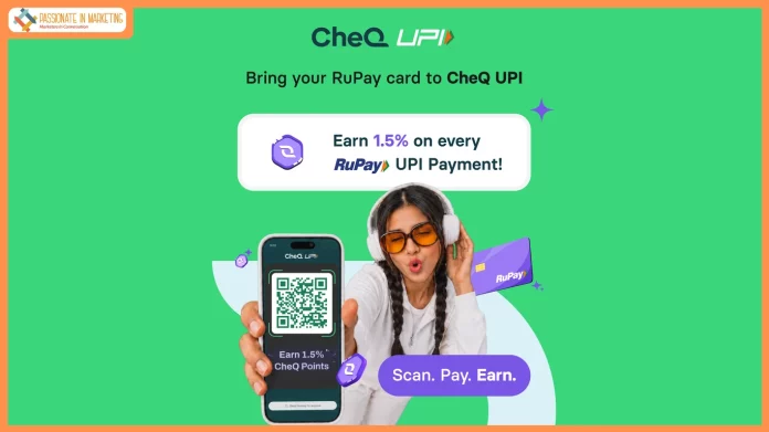CheQ Launches CheQ UPI, Bringing India's Most Rewarding UPI Experience for RuPay Credit Card Users
