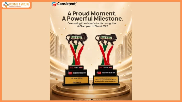 Consistent Infosystems Honoured with Dual Recognitions at Bharat Vyapar Mahotsav ’26