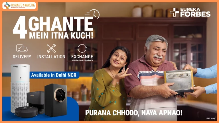 Eureka Forbes Puts a Four-Hour Promise at the Heart of the D2C Experience with ‘4 Ghante Mein Itna Kuch’