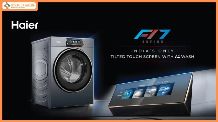 Haier India Elevates Premium Laundry Experiences with the Launch of the F17 WM Featuring India’s Only Tilted Touch Screen with AI Wash