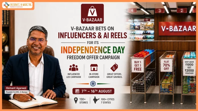 V-Bazaar Bets On Influencers and AI Reels For Its Independence Day Freedom Offer Campaign