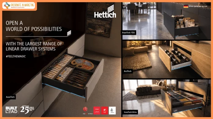 Hettich and Wondrlab Craft 'Open a World of Possibilities' Campaign to Showcase India's Largest Range of Linear Drawer Systems