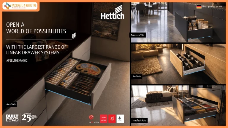 Hettich and Wondrlab Craft 'Open a World of Possibilities' Campaign to Showcase India's Largest Range of Linear Drawer Systems