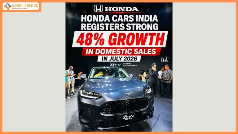 Honda Cars India registers total sales of 8,284 units in July 2026