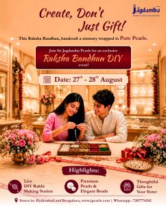 Sri Jagdamba Pearls Invites Siblings to Create Their Own Rakhi This Festive Season