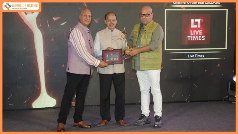 Live Times Wins Fastest Emerging Hindi News Channel Award at BCS Ratna 2026