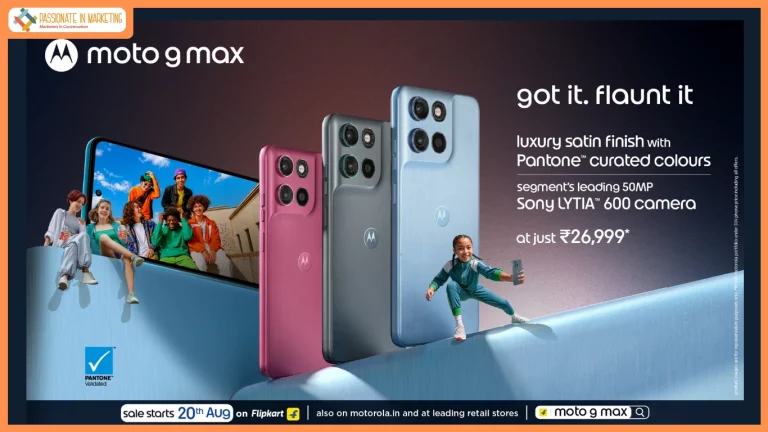 Motorola launches moto g max, the Most Complete Smartphone featuring a Luxury Satin Finish with Pantone™ Curated Colours, Segment's Leading 50MP Sony LYTIA™ 600 Camera System, Snapdragon® 6s Gen 4 Performance, and Massive 7000mAh Battery, Starting at just ₹26,999*