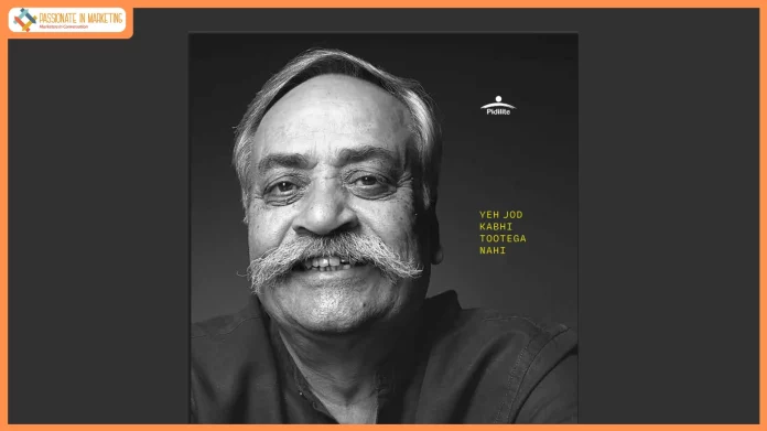 Pidilite turns its Annual Report into a tribute to Piyush Pandey, celebrating the stories behind India's most iconic ads