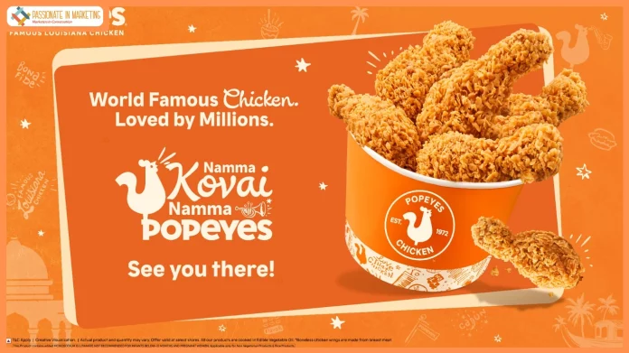 Popeyes® Strengthens Its Presence in Tamil Nadu with Three Restaurants in Coimbatore