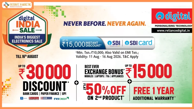 Reliance Digital Brings Digital India Sale Crazy Offers (D.I.S.C.O.)